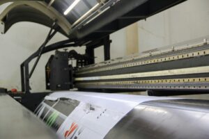 A large format printer used at Redblock Digital.