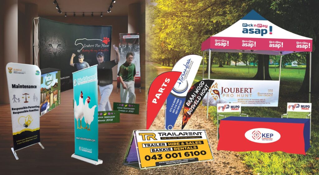 Indoor and outdoor display units by Redblock Pretoria