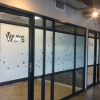 Custom sandblast vinyl for etched glass effects, perfect for windows, doors, and signage